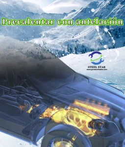 Precalentamiento del calentador de agua del estacionamiento