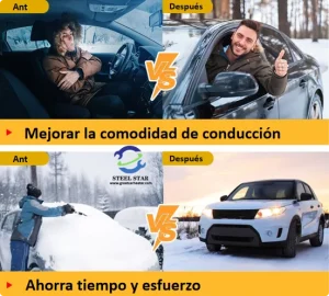 Comparación de los efectos de los calentadores de agua para estacionamiento